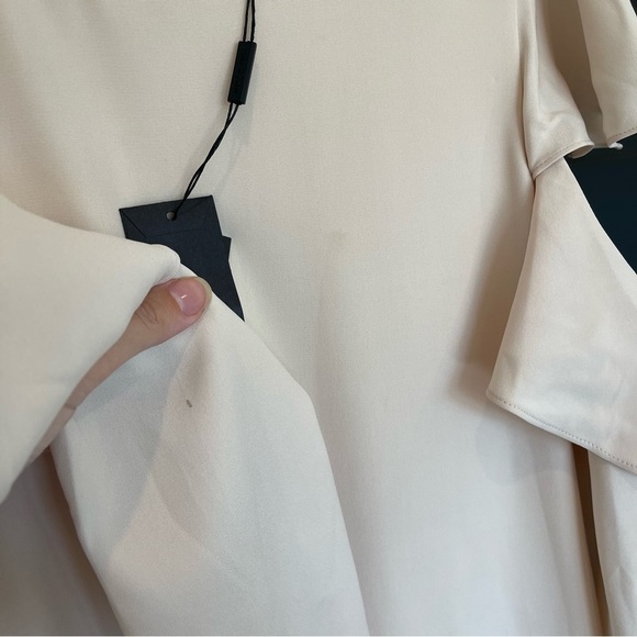 Halston Heritage Flutter Sleeve Flowy Dress - Picture 9 of 9